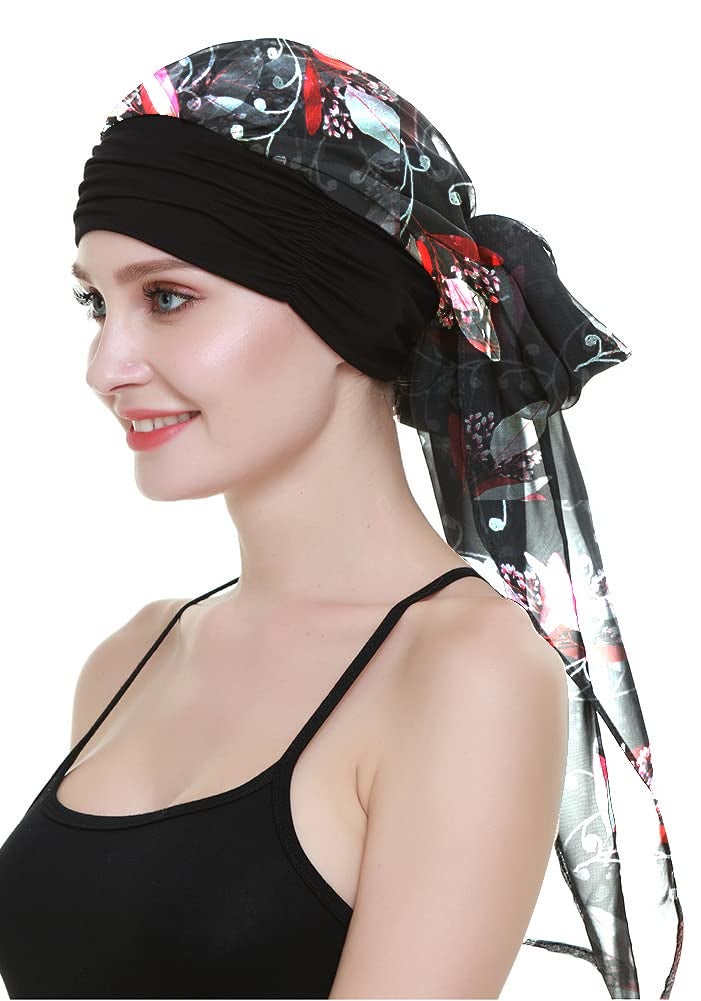 FocusCare Winter Warm Headwrap Turban For Cancer Patients Lightweight Chemo Hat Beanies - Image 1